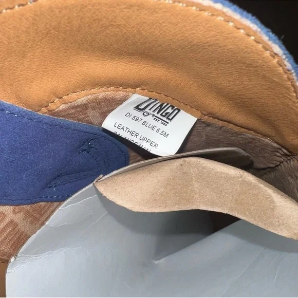 Dingo Thunder Road Suede Cowboy Boots in Blue - Picture 3 of 6